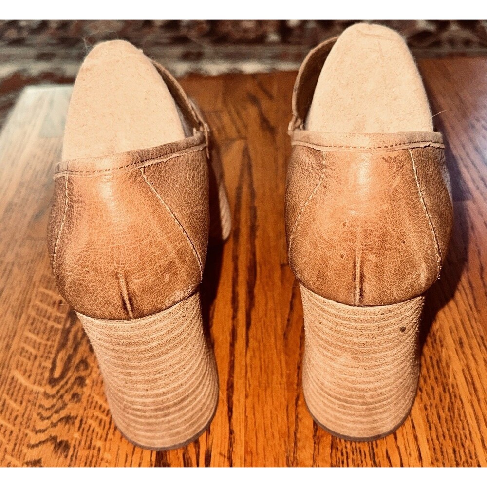 KorkEase Women Barbara Penny Loafer Shoes Size 8.5M Tan Platform - Picture 4 of 5